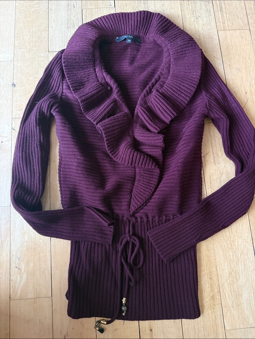 Gucci Burgundy Wool Sweater XS